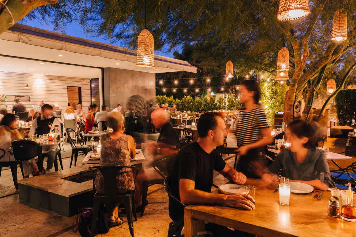 Birba Palm Springs outdoor image dining