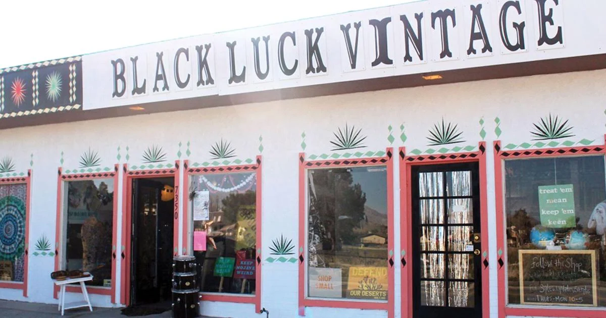 Black Luck Vintage in Morongo Valley outside