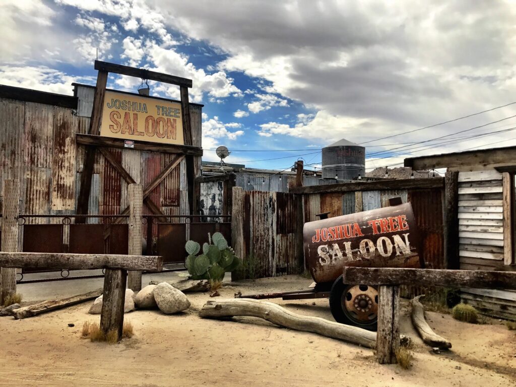 Joshua Tree Saloon bar photo of outside.